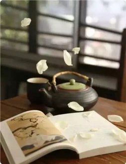  萬丈紅塵三杯酒，千秋大業一壺茶
